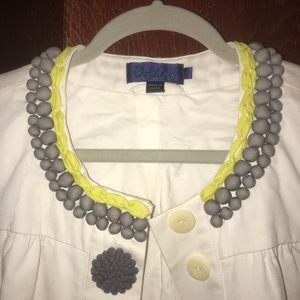 Boden jacket duster EUC size 10 Anthropologie insp